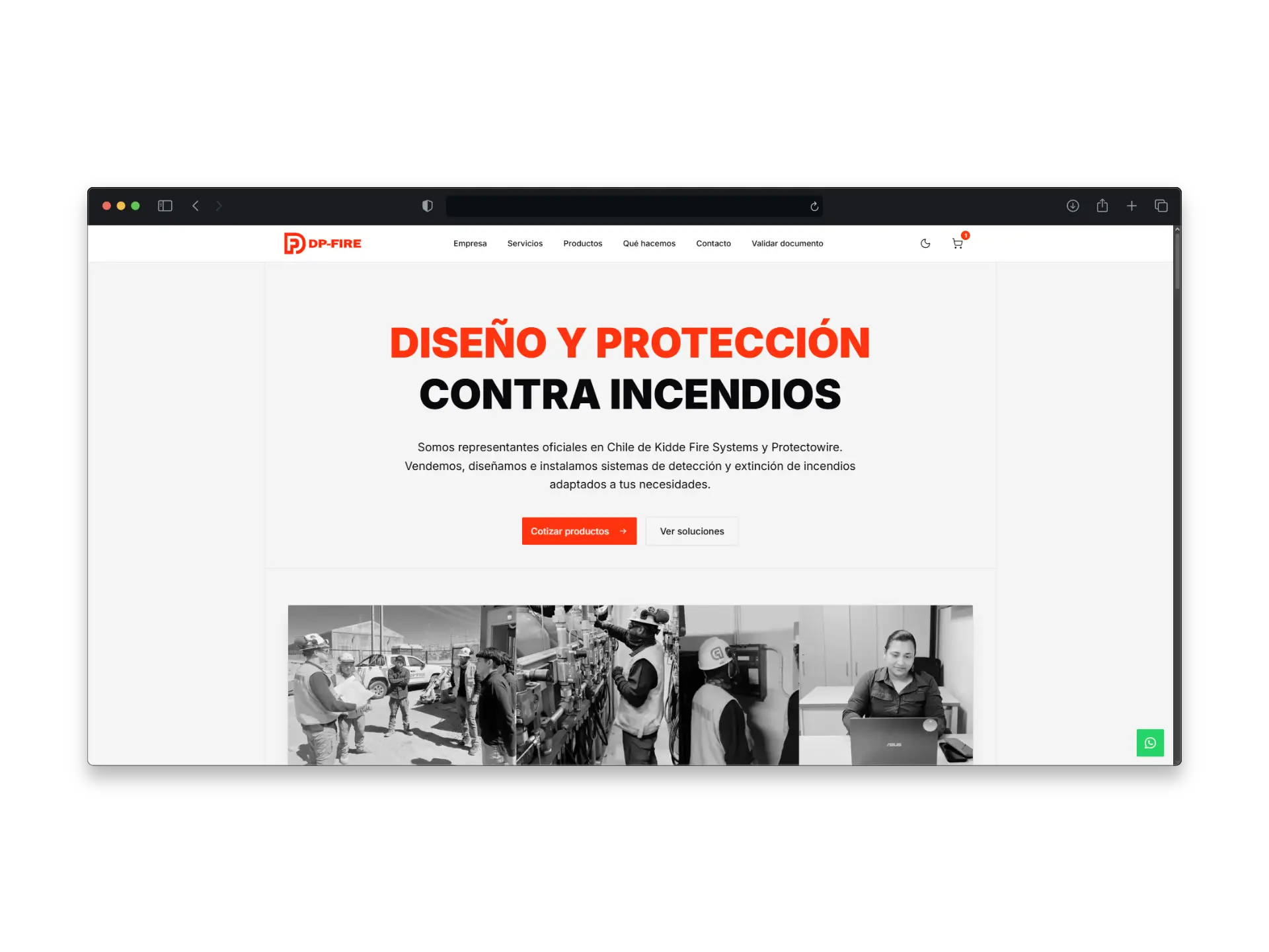 Vista previa del proyecto: E-commerce: DP-FIRE